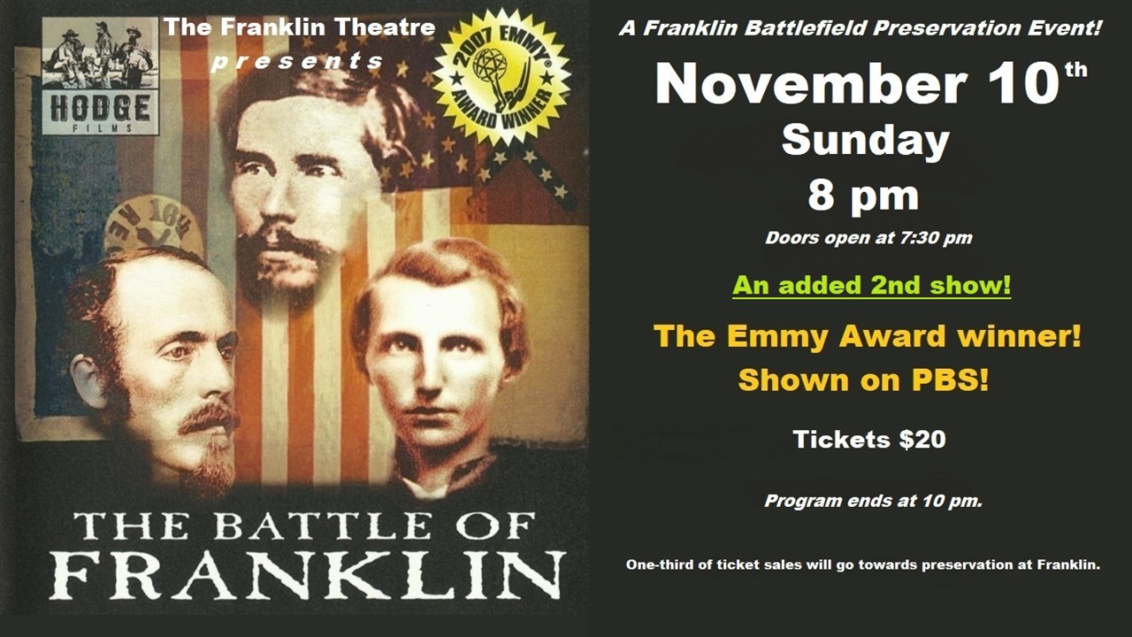 Franklin Theatre Rare Screening of the EmmyAward Winning The Battle